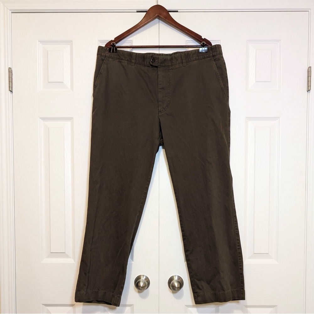 Brax Men’s Made in Germany Brown Pants 97% Cotton Size 42 x 34